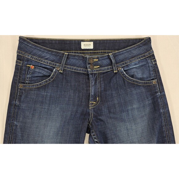 Hudson Womens Jeans Signature Petite Bootcut Mid Rise Flap Pockets Elm Size 31 - Picture 7 of 16